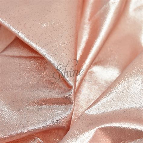 Rose Gold Metallic Fabric 